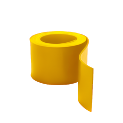 BAVETTE 40sh JAUNE 10x150